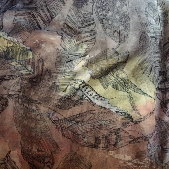 Free People Watercolor Scarf - Picture 3 of 6